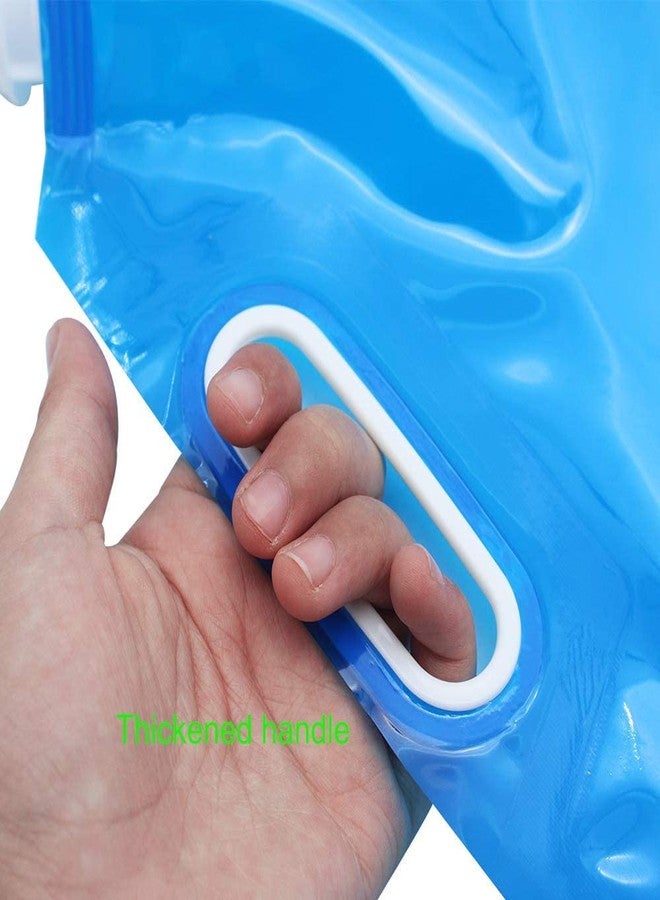 Drofail حاوية مياه قابلة للطي من دروفيل، سعة 5 لترات، حقيبة تخزين مياه قابلة للطي، خالية من مادة BPA، مناسبة للمشي لمسافات طويلة والتخييم والرياضة - عبوة من (5 لترات، 1) - Image 5